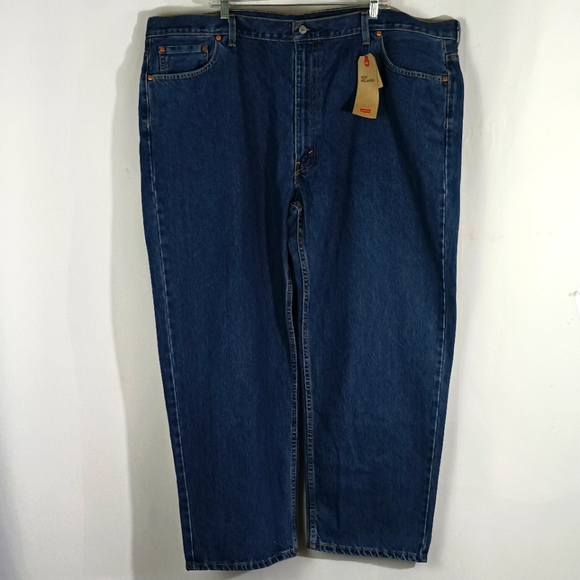 Levi's 550 Relaxed Fit Blue Jeans Men's Size 50 X 30 Stone Wash Denim - NWT - Picture 2 of 4